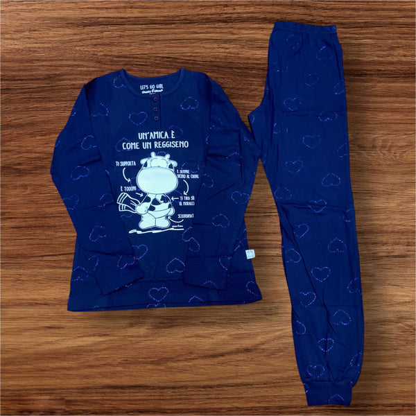 Pigiama bambina cotone 32331