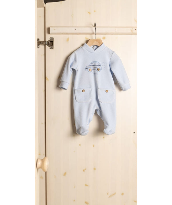 Tutina neonato ciniglia 7181