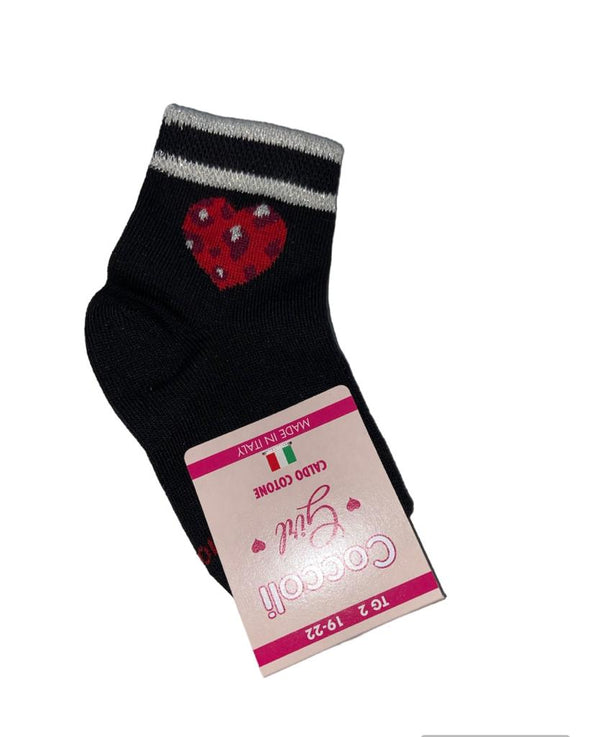 Calzino bambina caldo cotone BC646