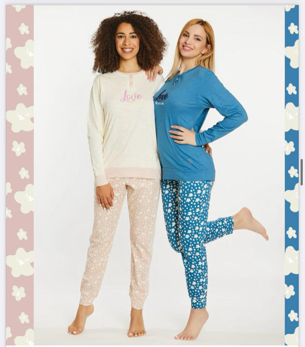 Pigiama donna cotone D3046