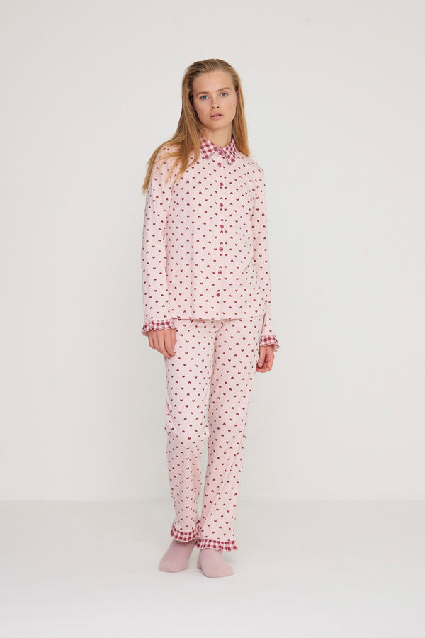 Pigiama donna caldo cotone FA8825
