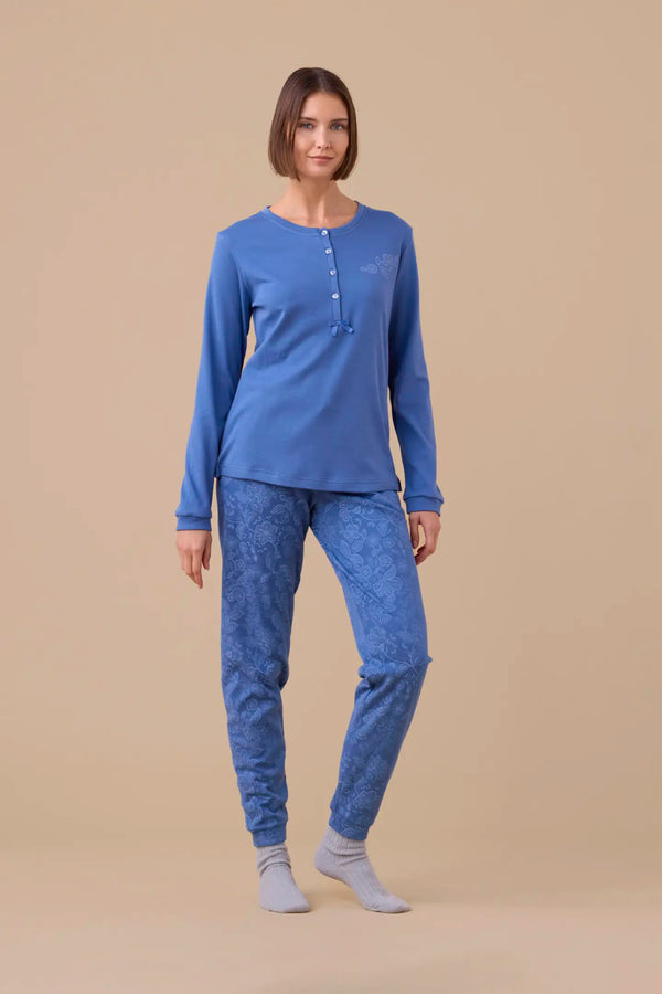 Pigiama donna caldo cotone FA9269
