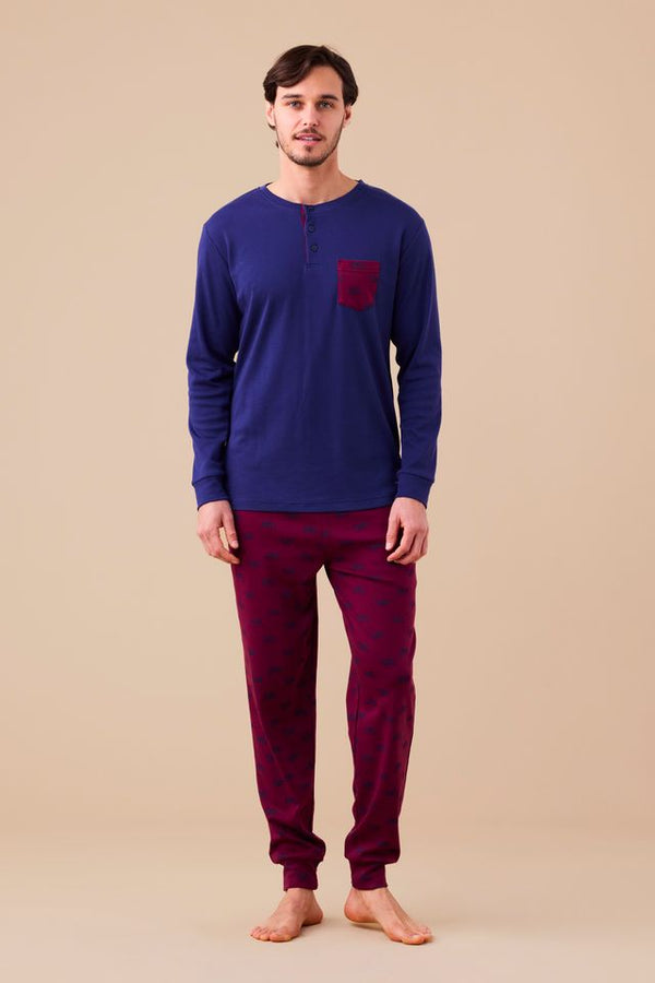 Pigiama uomo caldo cotone FC3147