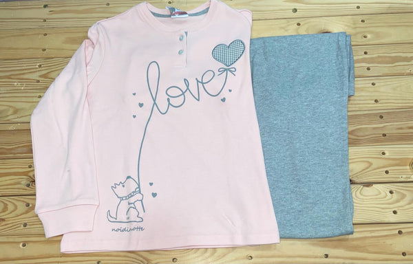 Pigiama caldo cotone bambina FE1983