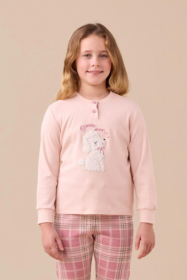 Pigiama bambina caldo cotone FE2533