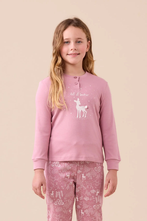 Pigiama bambina caldo cotone FF1551