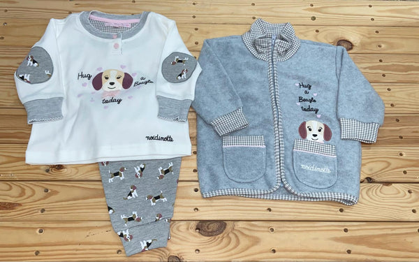 Pigiama neonata set3pezzi FT591