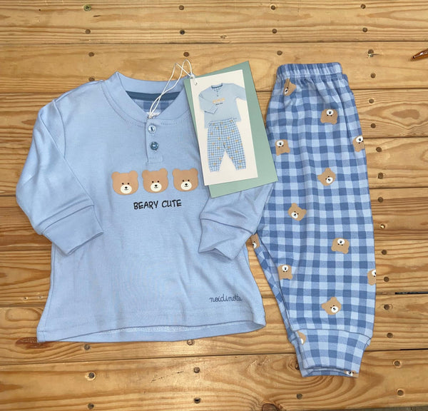 Pigiama caldo cotone neonati FT811