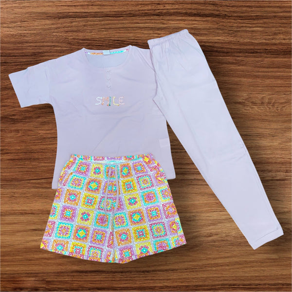 Pigiama donna 3 pezzi LE1094
