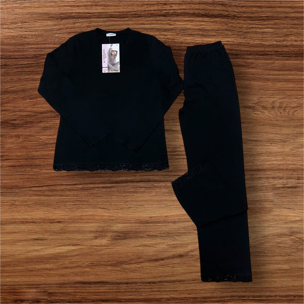 Pigiama donna caldo cotone P9152