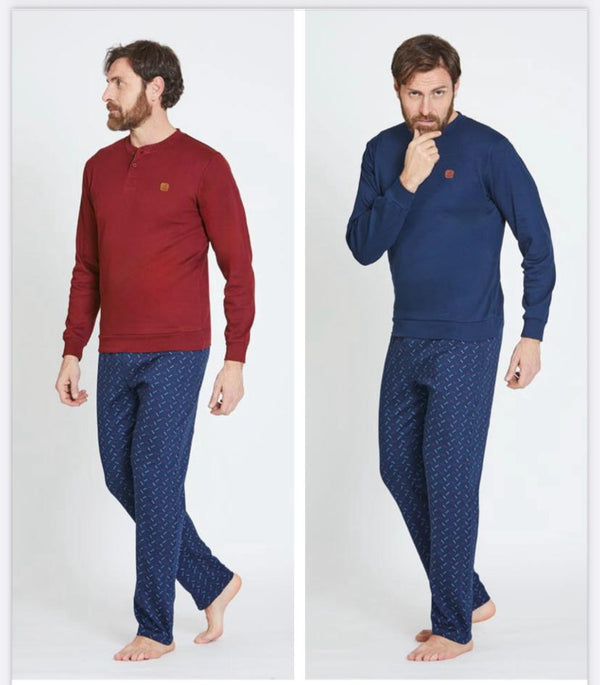 Pigiama uomo caldo cotone U7001