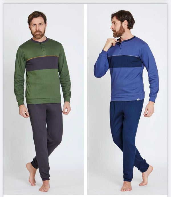 Pigiama uomo caldo cotone U7002